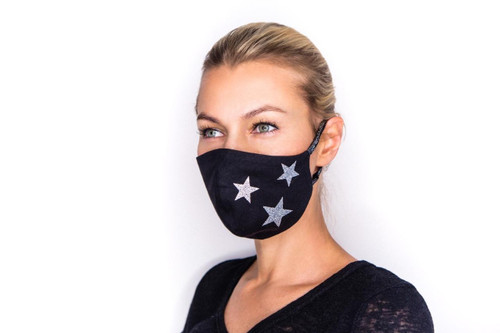 Disco Star mask in black